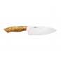 Helle 800 Dele Premiun Outdoor Chef's Knife with Curly Birch Handle